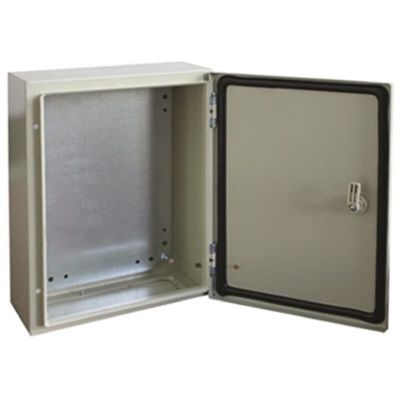 RS PRO Steel Wall Box, IP66, 300 mm x 400 mm x 210mm
