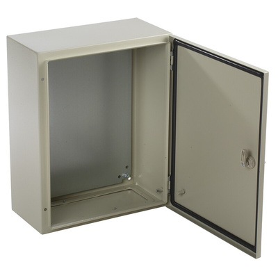 RS PRO Steel Wall Box, IP66, 500 mm x 400 mm x 210mm