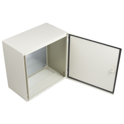 RS PRO Steel Wall Box, IP66, 500 mm x 500 mm x 300mm