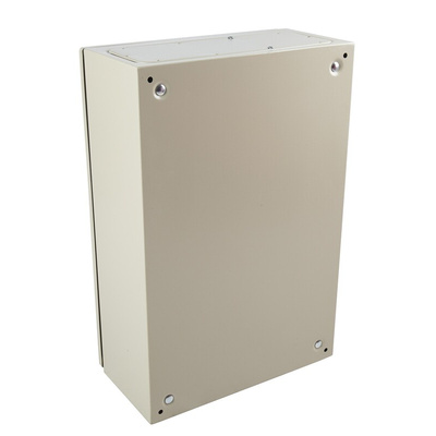 RS PRO Steel Wall Box, IP66, 600 mm x 400 mm x 210mm
