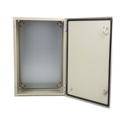 RS PRO Steel Wall Box, IP66, 600 mm x 400 mm x 210mm