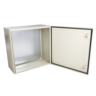 RS PRO Steel Wall Box, IP66, 600 mm x 600 mm x 300mm