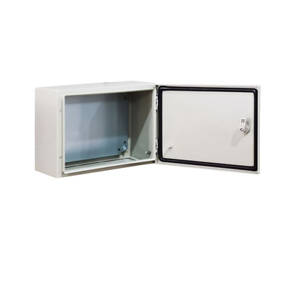 RS PRO Steel Wall Box, IP66, 300 mm x 400 mm x 200mm