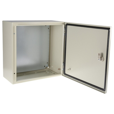 RS PRO Steel Wall Box, IP66, 400 mm x 400 mm x 200mm