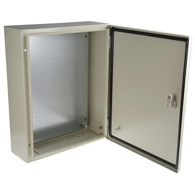 RS PRO Steel Wall Box, IP66, 500 mm x 400 mm x 150mm