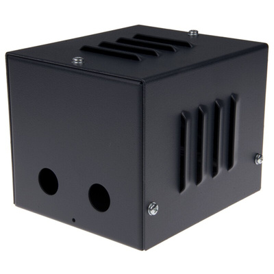 Block Blue Steel Power Supply Case, IP20, 130 x 140 x 170mm