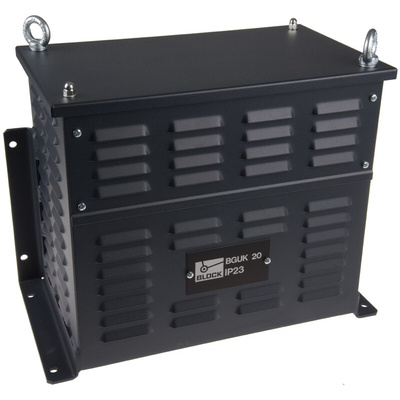 Block Blue Steel Power Supply Case, IP23, 230 x 420 x 365mm