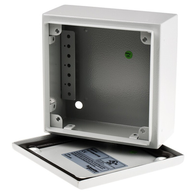 Schneider Electric Spacial SBM Series Steel Wall Box, IP66, 150 mm x 150 mm x 80mm