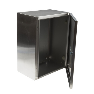 RS PRO 304 Stainless Steel Wall Box, IP66, 400 mm x 300 mm x 200mm