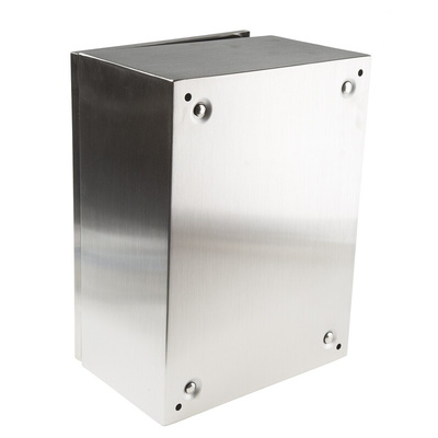RS PRO 304 Stainless Steel Wall Box, IP66, 400 mm x 300 mm x 200mm