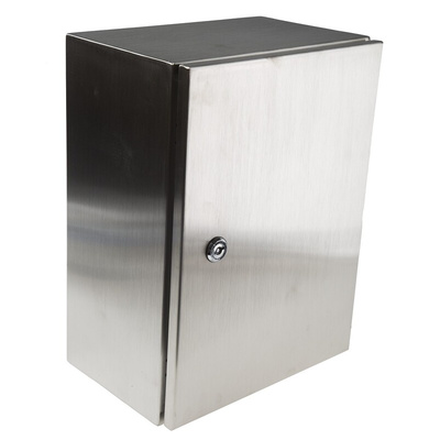 RS PRO 304 Stainless Steel Wall Box, IP66, 400 mm x 300 mm x 200mm