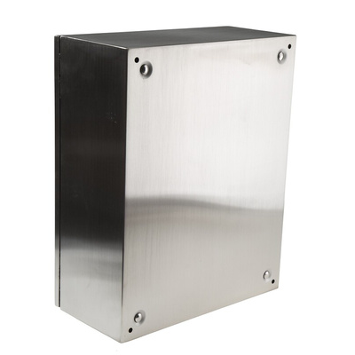 RS PRO 304 Stainless Steel Wall Box, IP66, 500 mm x 400 mm x 200mm