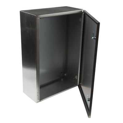 RS PRO 304 Stainless Steel Wall Box, IP66, 600 mm x 400 mm x 200mm