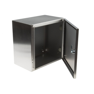 RS PRO 304 Stainless Steel Wall Box, IP66, 300 mm x 300 mm x 200mm
