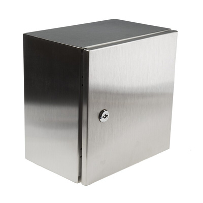 RS PRO 304 Stainless Steel Wall Box, IP66, 300 mm x 300 mm x 200mm