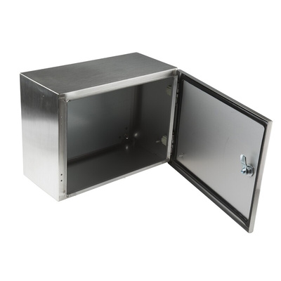 RS PRO 304 Stainless Steel Wall Box, IP66, 400 mm x 300 mm x 200mm