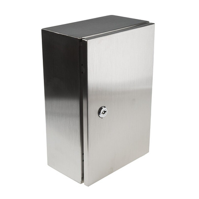 RS PRO 304 Stainless Steel Wall Box, IP66, 500 mm x 400 mm x 250mm