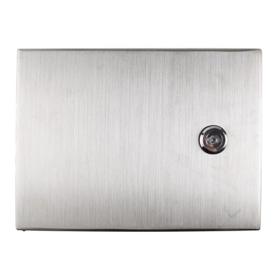 RS PRO 304 Stainless Steel Wall Box, IP66, 240 mm x 180 mm x 150mm