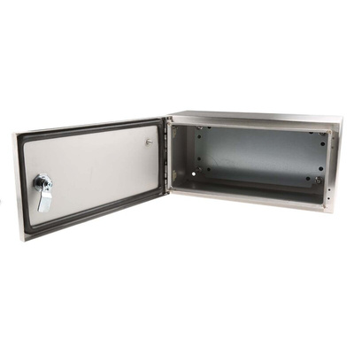 RS PRO 304 Stainless Steel Wall Box, IP66, 360 mm x 180 mm x 150mm