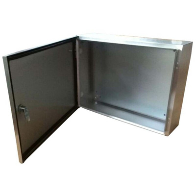 RS PRO 304 Stainless Steel Wall Box, IP66, 480 mm x 480 mm x 240mm