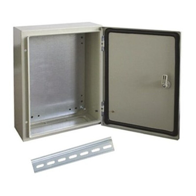 RS PRO Steel Wall Box, IP66, 800 mm x 600 mm x 210mm