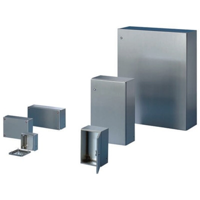 Rittal KEL Series 304 Stainless Steel Wall Box, IP66, ATEX, IECEx, 600 mm x 380 mm x 210mm