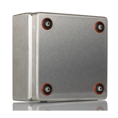 Rittal KEL Series 304 Stainless Steel Wall Box, IP66, ATEX, IECEx, 150 mm x 150 mm x 80mm