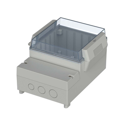 Bopla RegloCard-Plus Series ABS, Polycarbonate Wall Box, IP65, Viewing Window, 131 mm x 186 mm x 103mm