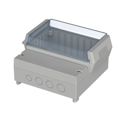 Bopla RegloCard-Plus Series ABS, Polycarbonate Wall Box, IP65, Viewing Window, 166 mm x 161 mm x 93mm