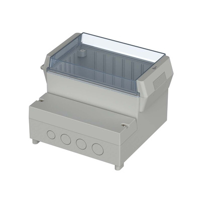 Bopla RegloCard-Plus Series ABS, Polycarbonate Wall Box, IP65, Viewing Window, 166 mm x 161 mm x 121mm