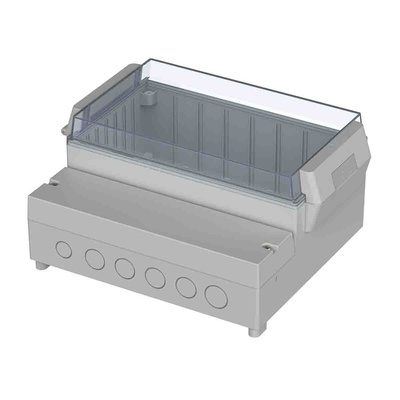 Bopla RegloCard-Plus Series ABS, Polycarbonate Wall Box, IP65, Viewing Window, 213 mm x 185 mm x 104.5mm