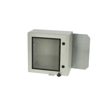 Fibox Polycarbonate Wall Box, IP66, 400 mm x 400 mm x 210mm