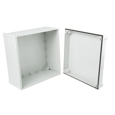 Fibox CAB PCQ Series Polycarbonate Wall Box, IP66, IP67, 170 mm x 300 mm x 300mm