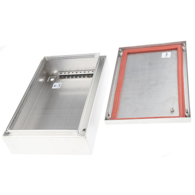 Rose Stainless Steel Enclosures Series Stainless Steel Wall Box, IP66, 200 mm x 300 mm x 81mm