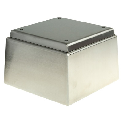 Rittal HD Series Stainless Steel Terminal Box, IP66, IP69K, 150 mm x 150 mm x 120mm