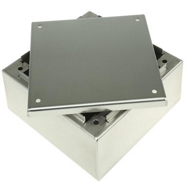 Rittal HD Series Stainless Steel Terminal Box, IP66, 200 mm x 200 mm x 120mm