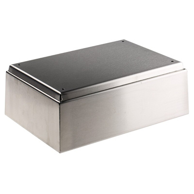 Rittal HD Series Stainless Steel Terminal Box, IP66, IP69K, 300 mm x 200 mm x 120mm
