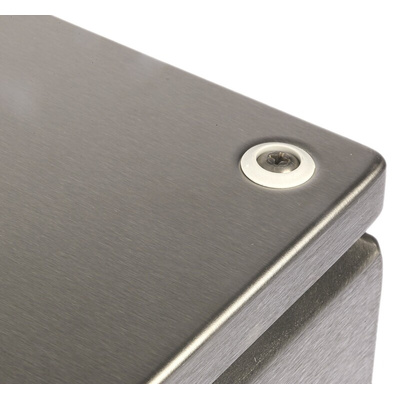 Rittal KL Series 304 Stainless Steel Terminal Box, IP66, 200 mm x 200 mm x 120mm