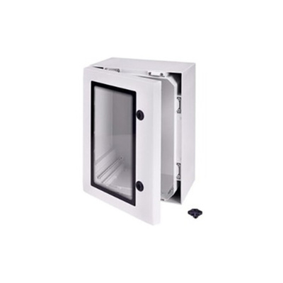 Fibox ARCA Series Polycarbonate Wall Box, IP66, Viewing Window, 400 mm x 300 mm x 150mm