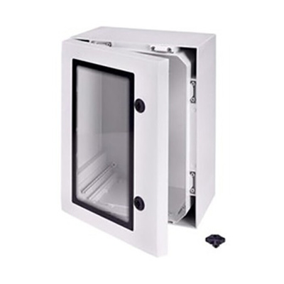 Fibox ARCA Series Polycarbonate Wall Box, IP66, Viewing Window, 600 mm x 400 mm x 210mm