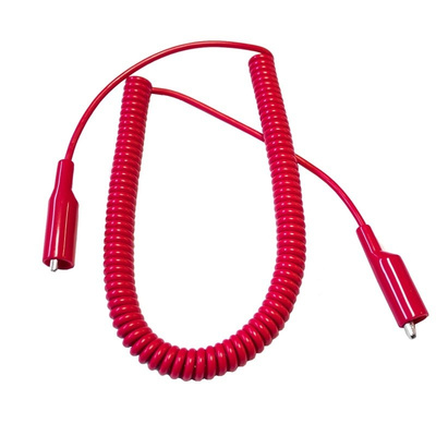 Mueller Electric Test lead, 15A, 300V, Red, 0.6m Lead Length