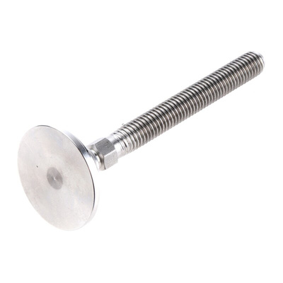 Nu-Tech Engineering M10 Stainless Steel Adjustable Foot, 600kg Static Load Capacity 10° Tilt Angle