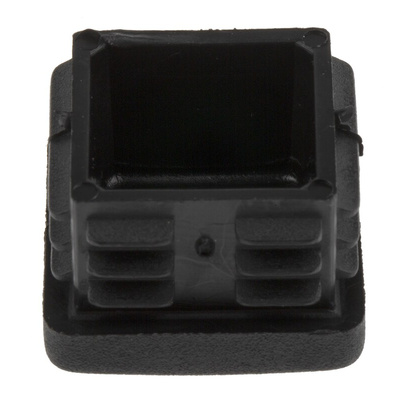 RS PRO Black Plastic Square End Cap, 25mm 25 mm Strut Profile