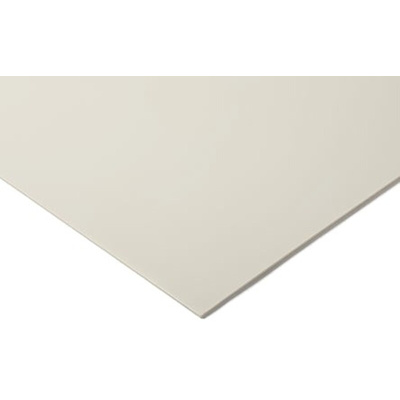 RS PRO White Plastic Sheet, 1220mm x 610mm x 1.5mm