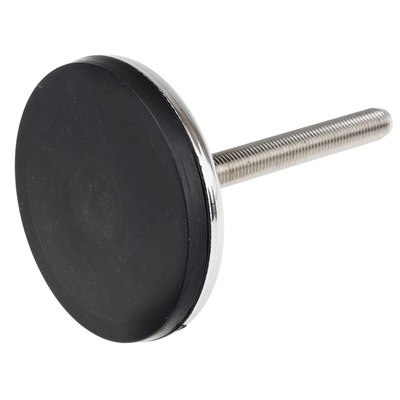 RS PRO M16 Rubber Adjustable Foot, 3000kg Static Load Capacity 10° Tilt Angle