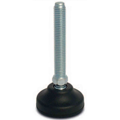 RS PRO M16 Polyamide Adjustable Foot, 1500kg Static Load Capacity 30° Tilt Angle