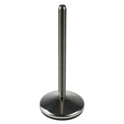 RS PRO M16 Stainless Steel Adjustable Foot, 1500kg Static Load Capacity 10° Tilt Angle