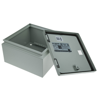 Rittal KX Series Sheet Steel Wall Box, IP66, 200 mm x 200 mm x 120mm
