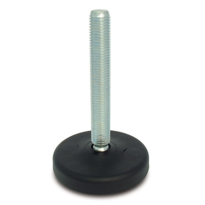 RS PRO M24 103mm Dia. Polyamide Adjustable Foot, 2500kg Static Load Capacity 30° Tilt Angle