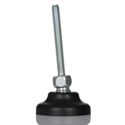 RS PRO M6 40mm Dia. Polyamide Adjustable Foot, 500kg Static Load Capacity 30° Tilt Angle
